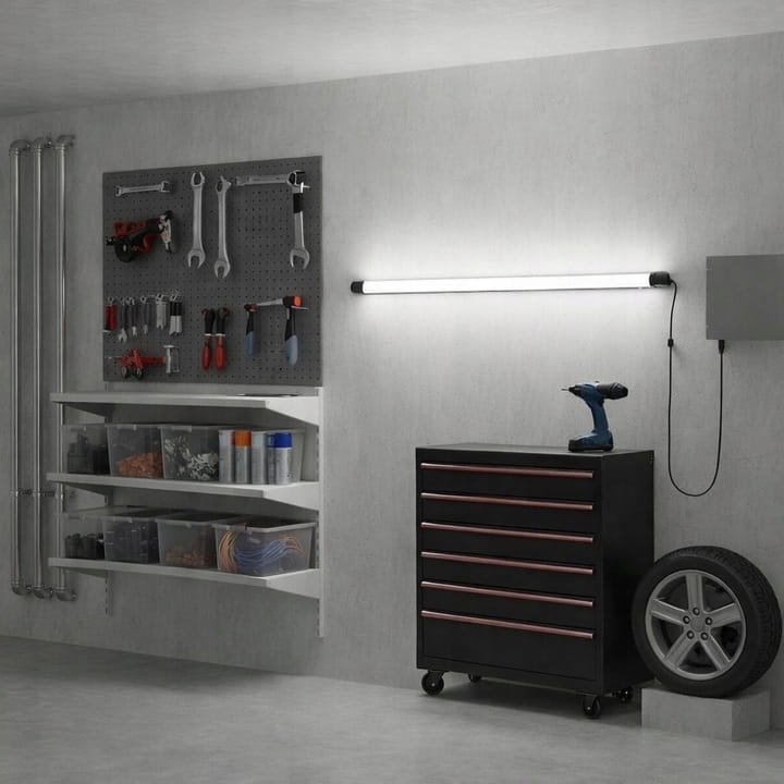 Lampa LED Natynkowa Panel 150 cm 80W 6800 lm Oprawa do Garażu Warsztatu