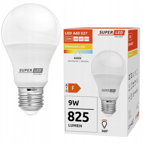 Żarówka LED E27 9W 810lm biała neutralna