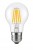 10x Żarówka Filament LED E27 8W biała ciepła