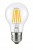 10x Żarówka Filament LED E27 8W biała zimna