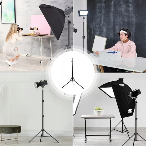 STATYW TRIPOD 210 cm FOTOGRAFICZNY OŚWIETLENIOWY NA TELEFON APARAT LAMPĘ