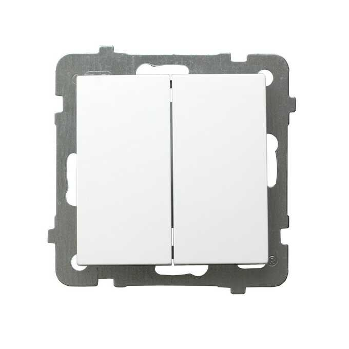 AS Łącznik schodowy podwójny Biały - ŁP-10G/m/00