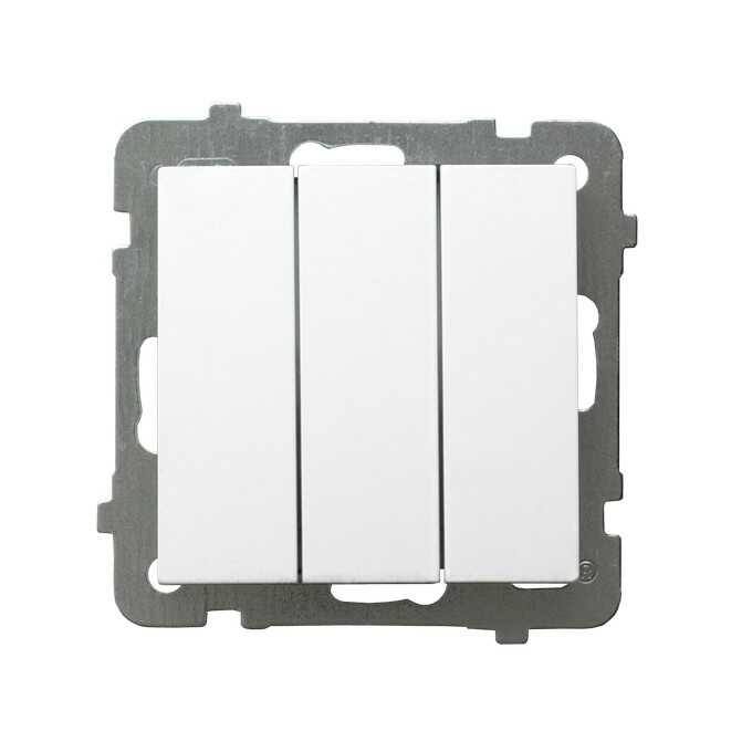 AS Łącznik potrójny Biały - ŁP-13G/m/00