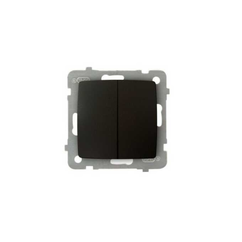KARO Łącznik podwójny, świecznikowy Czekoladowy metalik - ŁP-2S/m/40