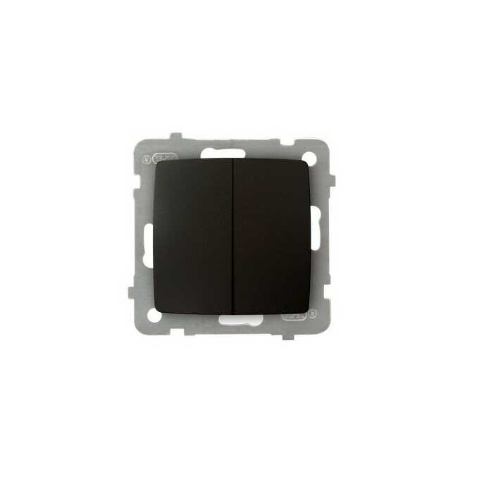 KARO Łącznik podwójny, świecznikowy Czekoladowy metalik - ŁP-2S/m/40