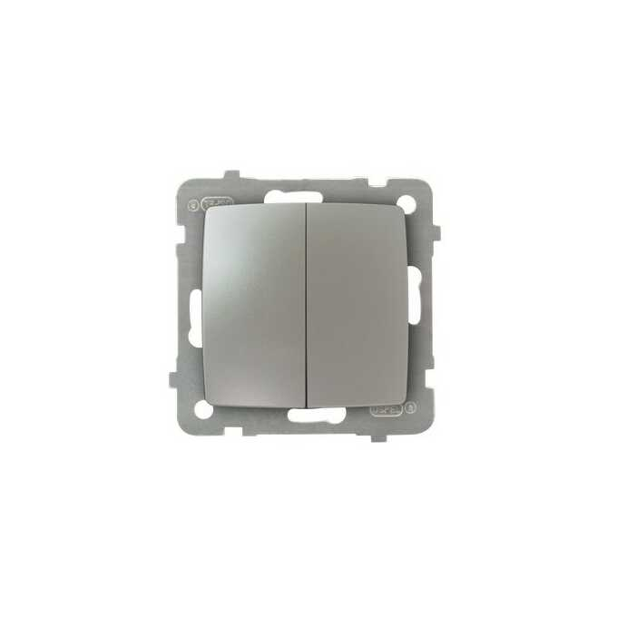 KARO Łącznik schodowy podwójny Srebrny perłowy - ŁP-10S/m/43