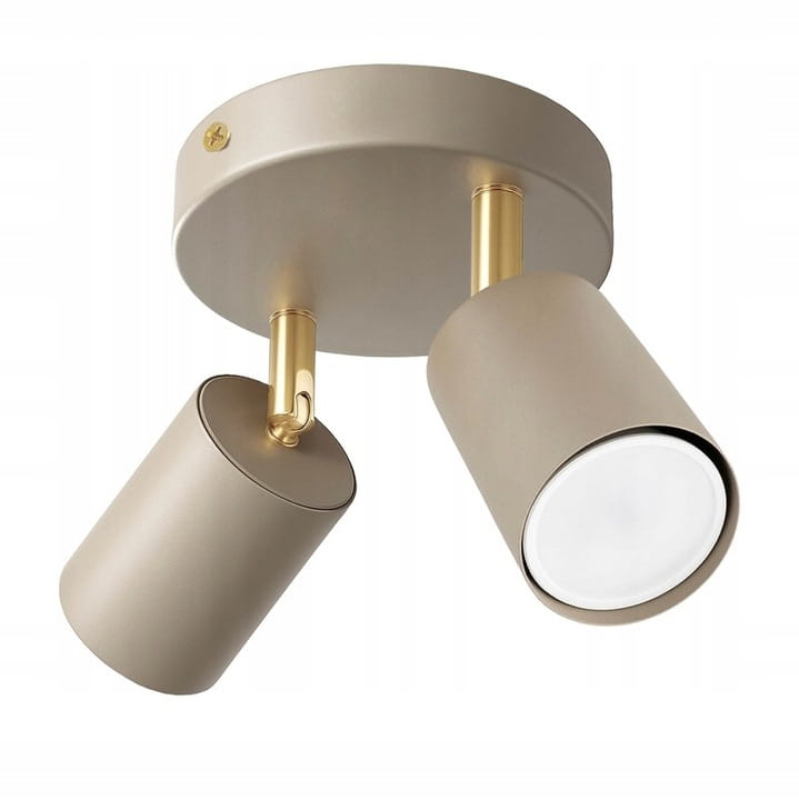 Lampa sufitowa Spoti Ecru Round 2x GU10 SuperLED