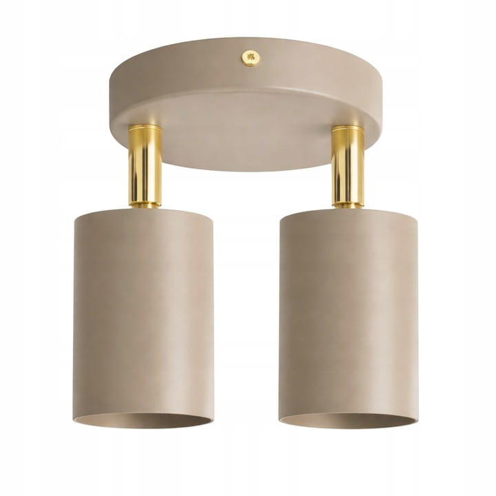 Lampa sufitowa Spoti Ecru Round 2x GU10 SuperLED