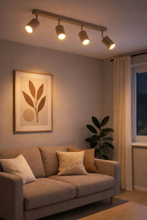 Lampa sufitowa Spoti Ecru 4x GU10 SuperLED