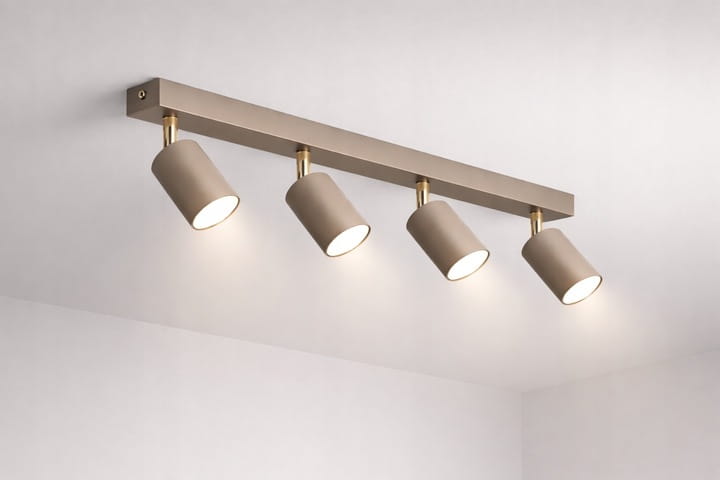 Lampa sufitowa Spoti Ecru 4x GU10 SuperLED