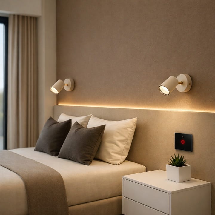 Lampa sufitowa Spoti Ecru 1x GU10 SuperLED