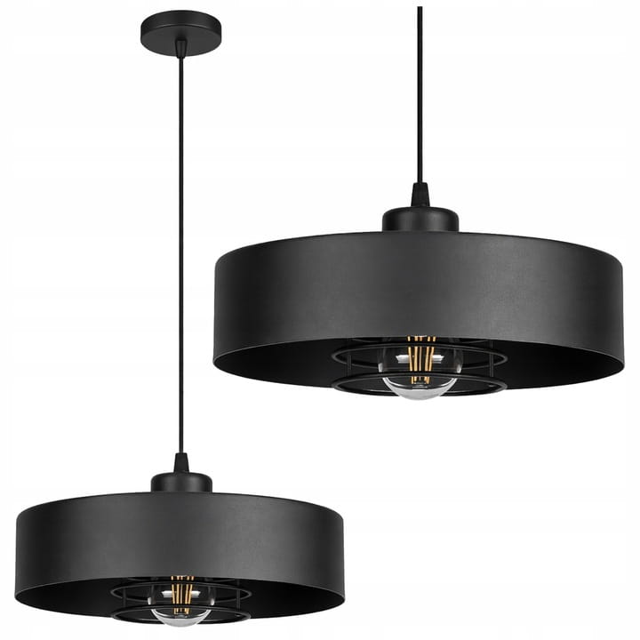 Lampa sufitowa Sisu Black1x E27 SuperLED
