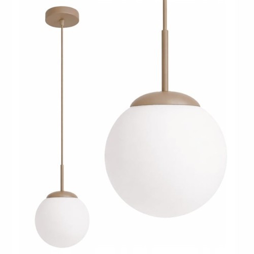 Lampa sufitowa Sphere Ecru 1x E27 SuperLED
