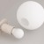 Lampa sufitowa Sphere Ecru 1x E27 SuperLED