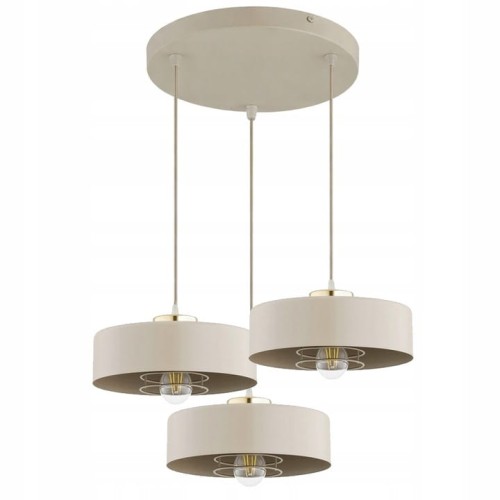 Lampa sufitowa Sisu Ecru 3x E27 SuperLED
