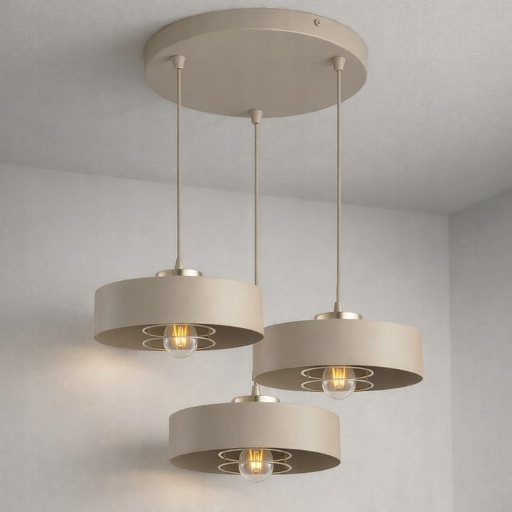 Lampa sufitowa Sisu Ecru 3x E27 SuperLED