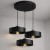 Lampa sufitowa Sisu Black 3x E27 SuperLED