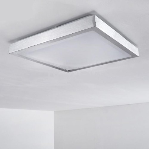 Oprawa Plafon 2x E27 LED srebrna SUPRA POZWROTOWY