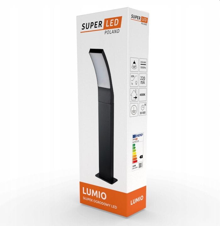 Lampa ogrodowa LED stojąca Słupek 80 cm Lumio POZWROTOWY