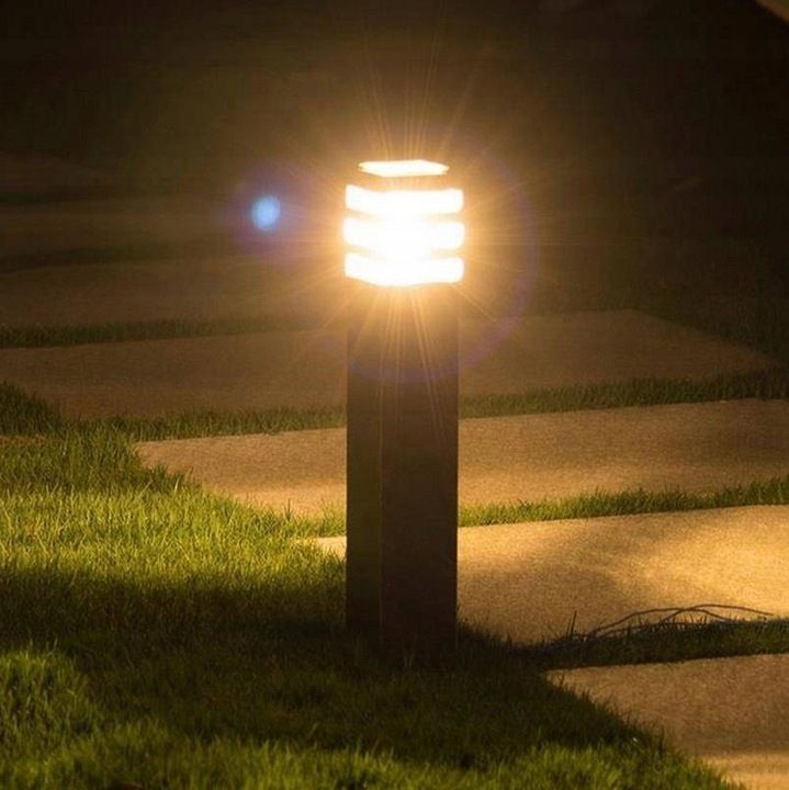 Lampa Ogrodowa Toro Słupek 80 cm E27 z czujnik ruchu POZWROTOWY
