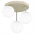 Lampa Wisząca Sufitowa 3x E27 Ecru Beż Kaszmir