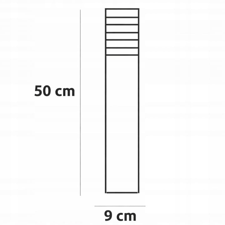 Lampa-LED-Ogrodowa-50-cm-Zewnetrzna-Stojaca-Slupek-ogrodowy-LED-230V-E27-Kolor-czarny.jpeg