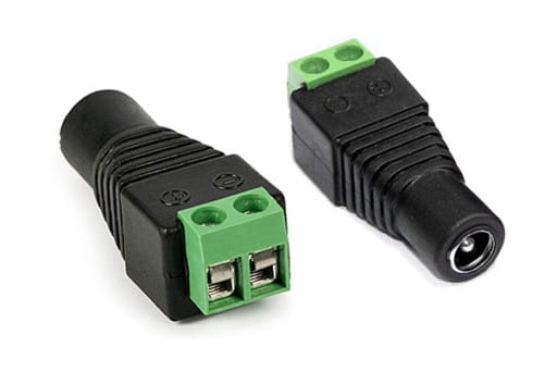 Gniazdo DC z zaciskami 2,1 x 5,5 mm do taśma LED