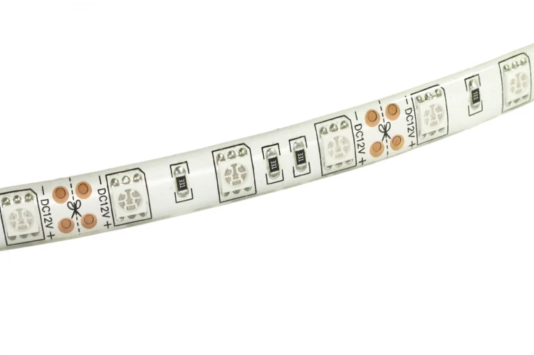 Taśma 300 LED 5050 IP65 12V 72W 5m niebieska