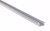 Profil aluminiowy anodowany 2m typ B srebrny