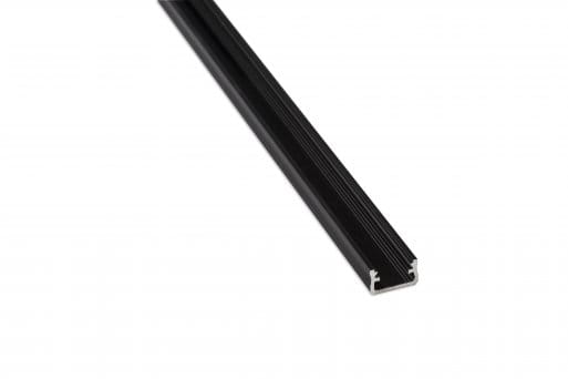 Profil aluminiowy anodowany 2m typ A czarny