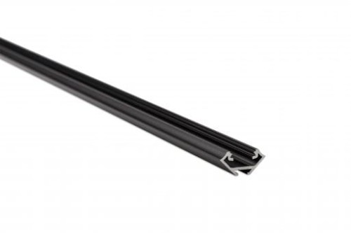 Profil aluminiowy anodowany narożny 2m typ C czarny