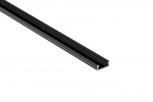 Profil aluminiowy anodowany 1m  typ D czarny