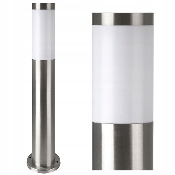 Lampa stojąca słupek SPRINGI L okrągły 65cm chrom (INOX)