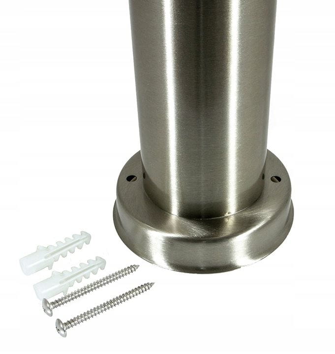 Lampa stojąca słupek SPRINGI L okrągły 65cm chrom (INOX)