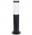 Lampa stojąca słupek SPRINGI M okrągły 45cm czarny