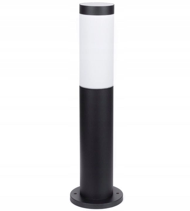 Lampa stojąca słupek SPRINGI M okrągły 45cm czarny