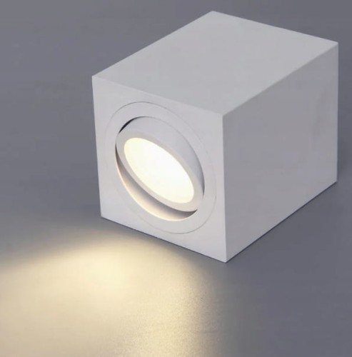 Oprawa Natynkowa GU10 kwadratowa Halogenowa Tuba Spot LED SuperLED