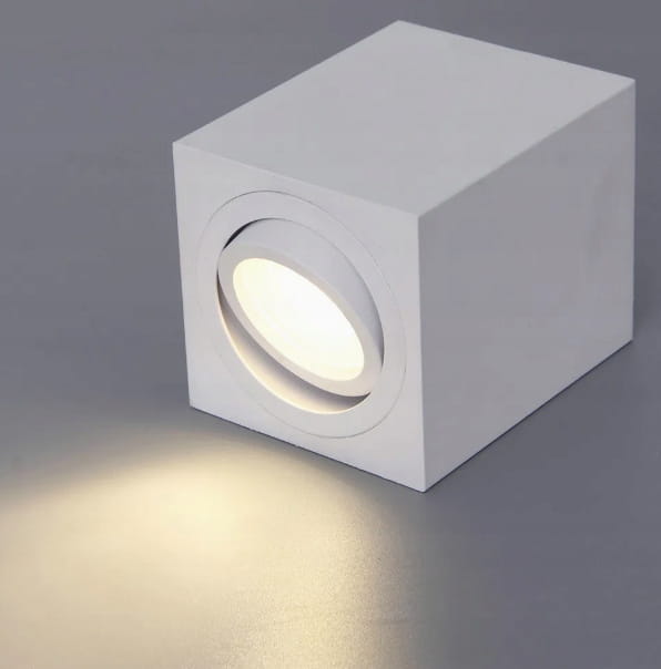 Oprawa Natynkowa GU10 kwadratowa Halogenowa Tuba Spot LED SuperLED