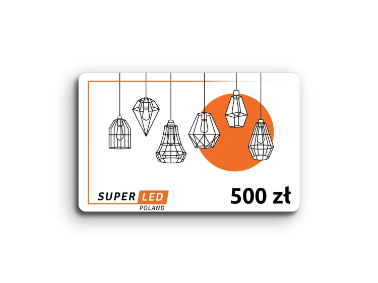 Karta podarunkowa SuperLED 500 zł