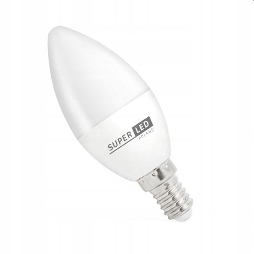 Żarówka LED E14 10W świeczka biała neutralna