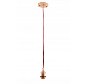 Lampa wisząca Zwis Edison Loft E27 Różowy