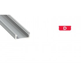 Profil aluminiowy 2m typ D surowy