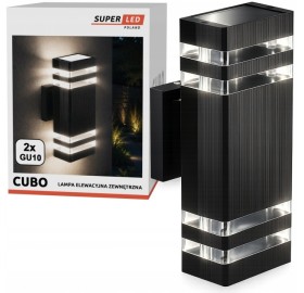 Kinkiet Zewnętrzny Lampa Ogrodowa Elewacyjna Ścienna Wodoszczelna 2X GU10