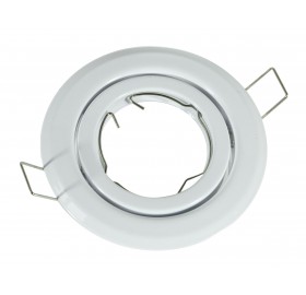 Oprawa wpuszczana GU10 okrągła biała