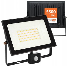 Naświetlacz LED 50W neutralny z czujnikiem ruchu