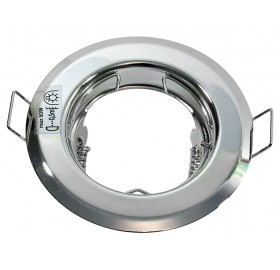 Oprawa wpuszczana GU10 okrągła chrom