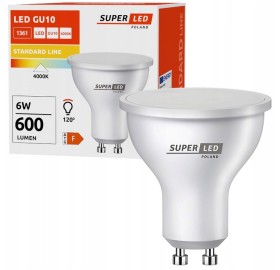 Żarówka LED GU10 6W biała neutralna