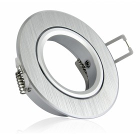 Oprawa wpuszczana GU10 okrągła srebrna