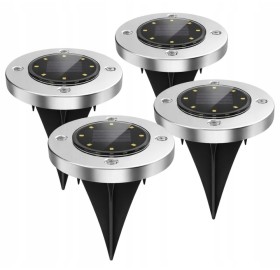 4x Lampa SOLARNA Ogrodowa LED Wbijana Terra