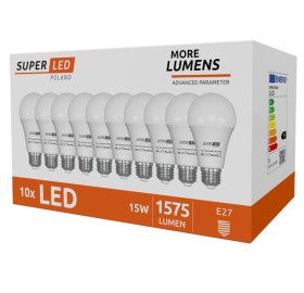 10x Żarówka LED E27 15W barwa neutralna